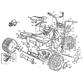 Part Location Diagram of 67.2020 Power Wheels Seat